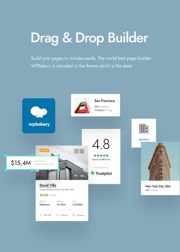 Finderland v1.0 – Real Estate WordPress Theme Free Download